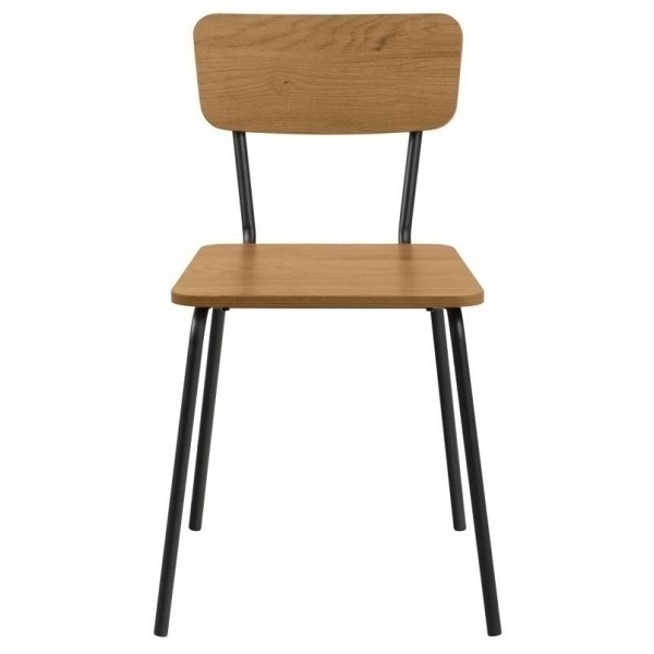 Krzesło Peru dąb/czarne - ACTONA